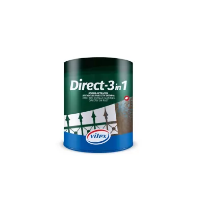 Vopsea email 3 în 1 anticorozivă lucioasă vitex direct 902512